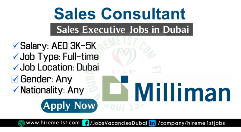 Sales Consultant - Sales Executive Jobs in Dubai